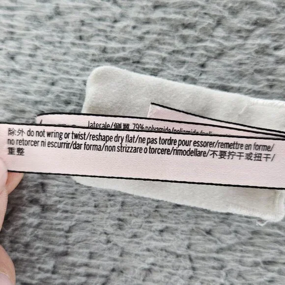 Victorias Secret Bra Womens 36D White Dream Angels Lined Demi Lace Underwire - Picture 13 of 16